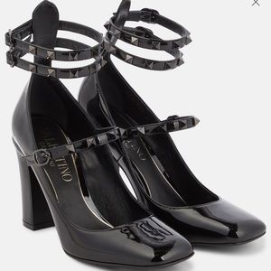 💎 LIKE NEW! Valentino Garavani Tan-Go Black Patent Leather Pumps – EU 37